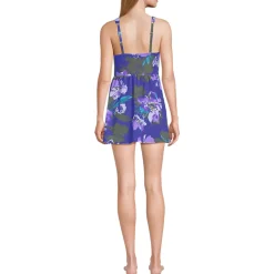 Women's New SlenderSuit Wrap Swim Dress Swimsuit Print