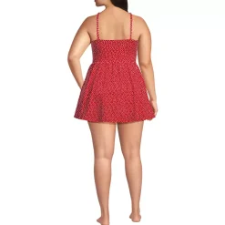Women's New SlenderSuit Wrap Swim Dress Swimsuit Print