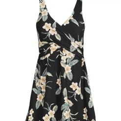 Women's New SlenderSuit Wrap Swim Dress Swimsuit Print