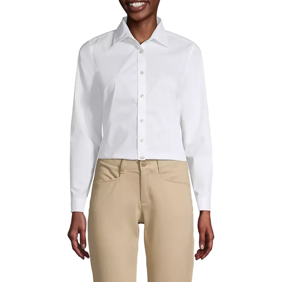 Women's No Gape Long Sleeve Stretch Shirt