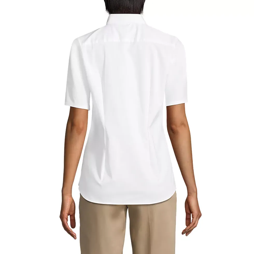 Women's No Gape Short Sleeve Stretch Shirt