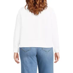 Women's No Iron Boxy Cropped Shirt