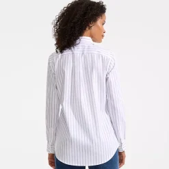 Women's No Iron Pinpoint Relaxed Fit Shirt