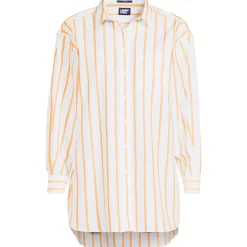 Women's No Iron Poplin Extra Long Tunic
