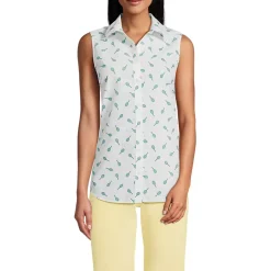 Women's No Iron Sleeveless Shirt