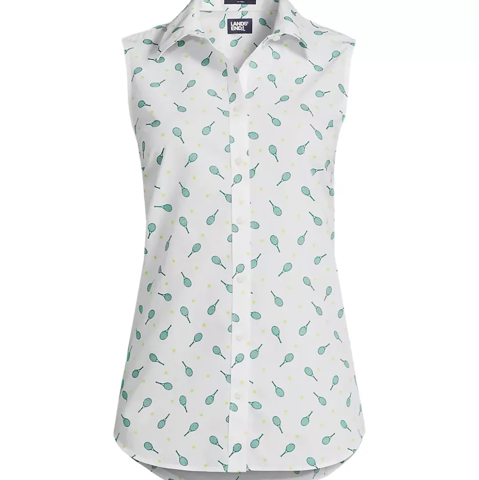 Women's No Iron Sleeveless Shirt
