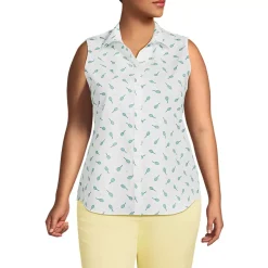 Women's No Iron Sleeveless Shirt