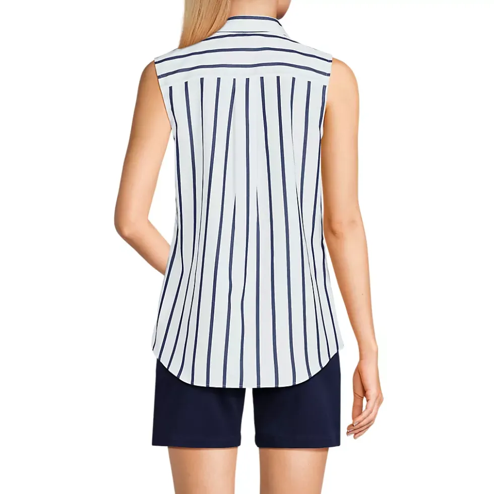 Women's No Iron Sleeveless Shirt
