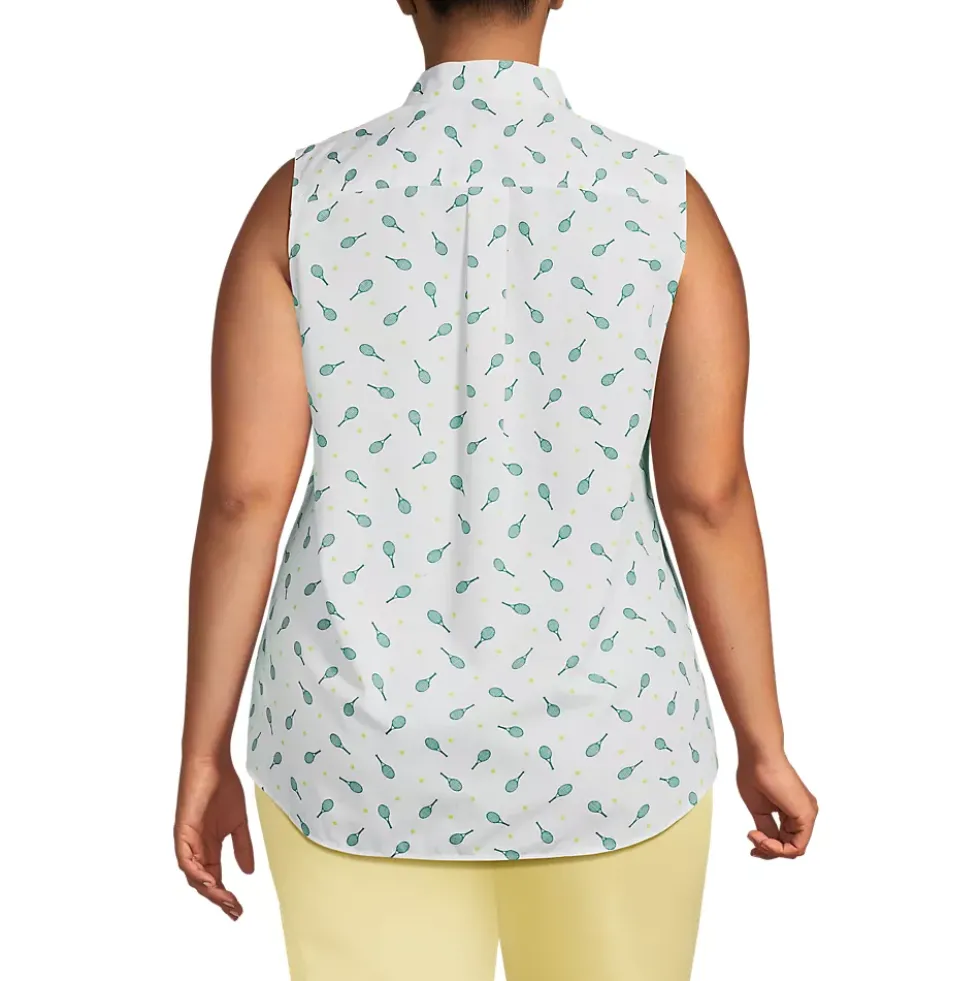 Women's No Iron Sleeveless Shirt
