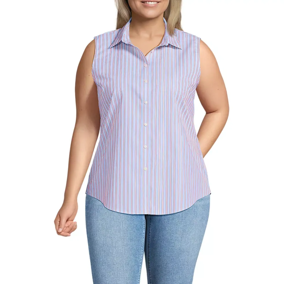 Women's No Iron Sleeveless Shirt
