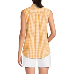 Women's No Iron Sleeveless Shirt