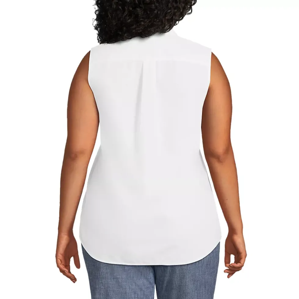 Women's No Iron Sleeveless Shirt