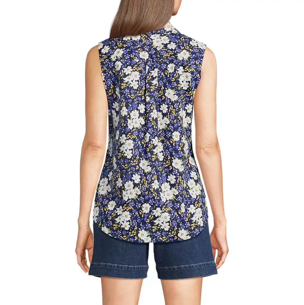 Women's No Iron Sleeveless Shirt