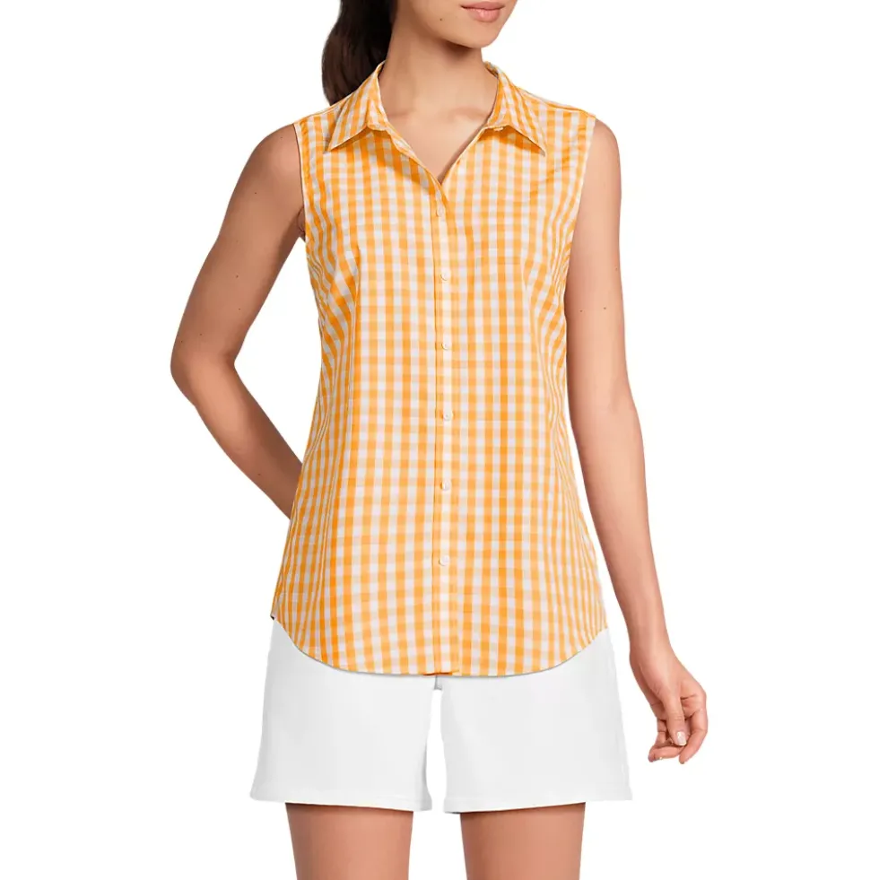 Women's No Iron Sleeveless Shirt