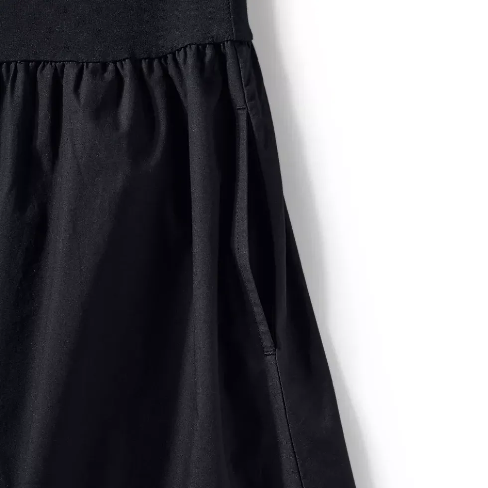 Women's Off the Shoulder Slender Mixed Media Dress