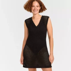 Women's Open Knit Cover-up Dress