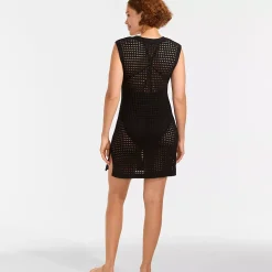Women's Open Knit Cover-up Dress