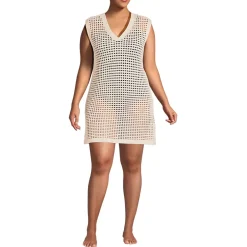 Women's Open Knit Cover-up Dress