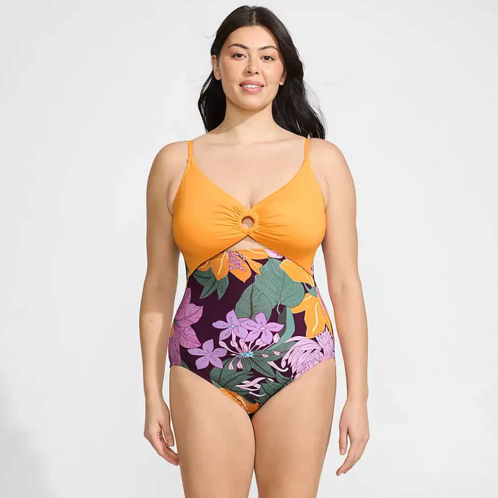Women's O-Ring Monokini One Piece Swimsuit