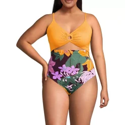 Women's O-Ring Monokini One Piece Swimsuit