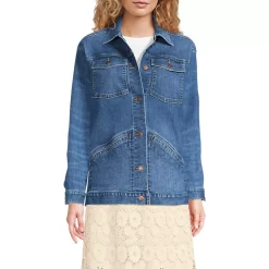 Women's Oversized Denim Trucker Jacket