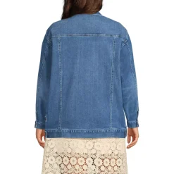 Women's Oversized Denim Trucker Jacket