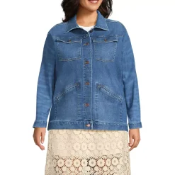 Women's Oversized Denim Trucker Jacket
