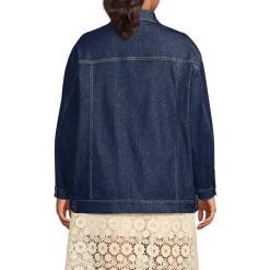 Women's Oversized Denim Trucker Jacket