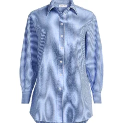 Women's Oversized Seersucker Shirt