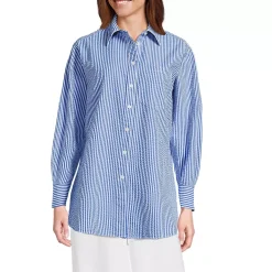 Women's Oversized Seersucker Shirt