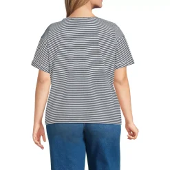 Women's Oversized Supima Short Sleeve Crew Neck T-Shirt
