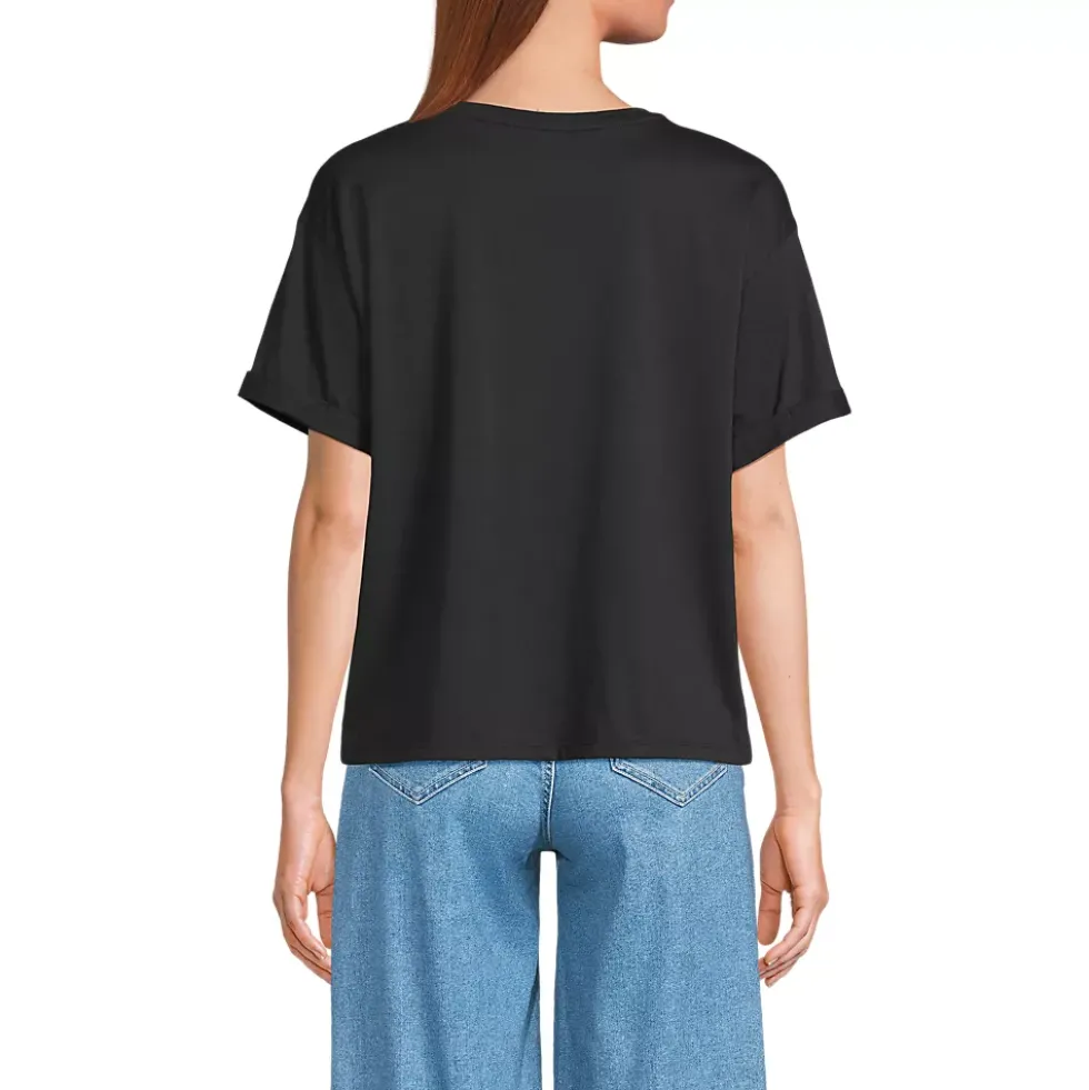 Women's Oversized Supima Short Sleeve Crew Neck T-Shirt