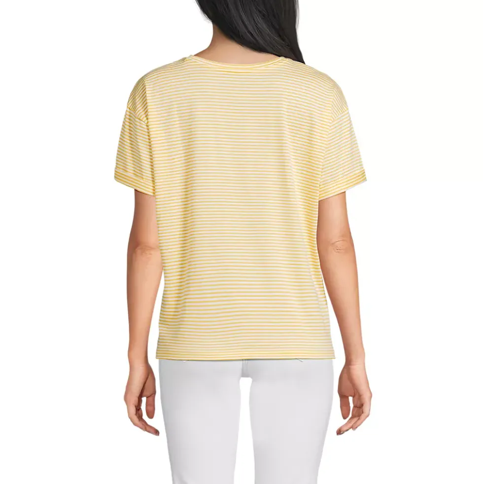Women's Oversized Supima Short Sleeve Crew Neck T-Shirt