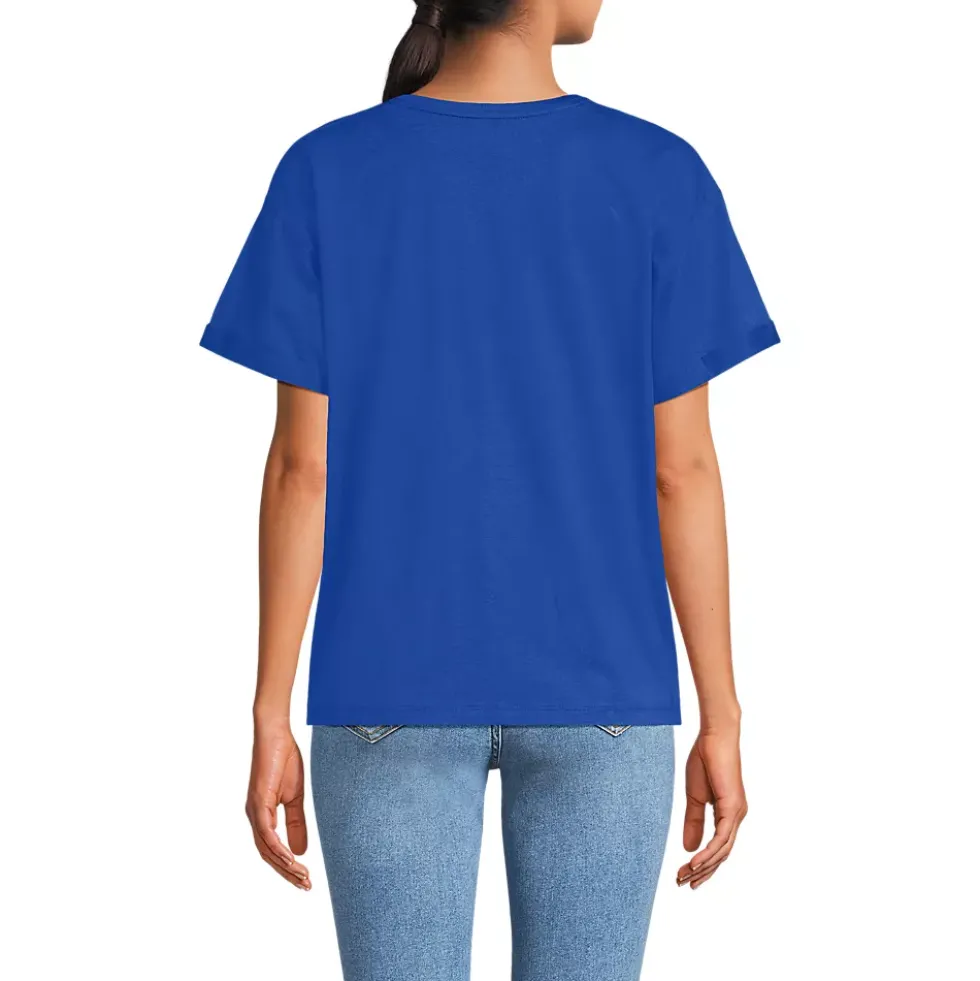 Women's Oversized Supima Short Sleeve Crew Neck T-Shirt