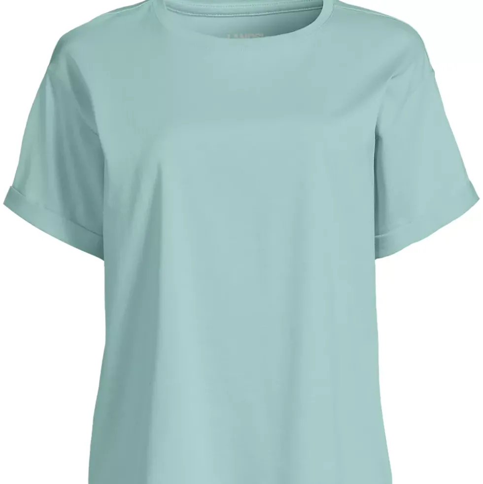 Women's Oversized Supima Short Sleeve Crew Neck T-Shirt