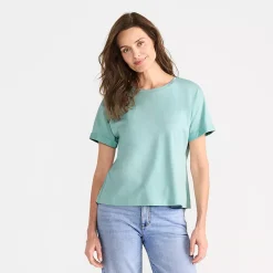 Women's Oversized Supima Short Sleeve Crew Neck T-Shirt