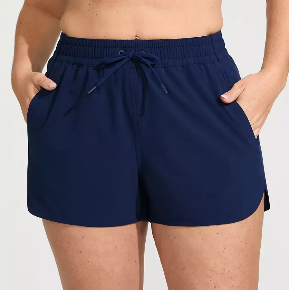 Women's 3" Packable Cover-up Swim Shorts