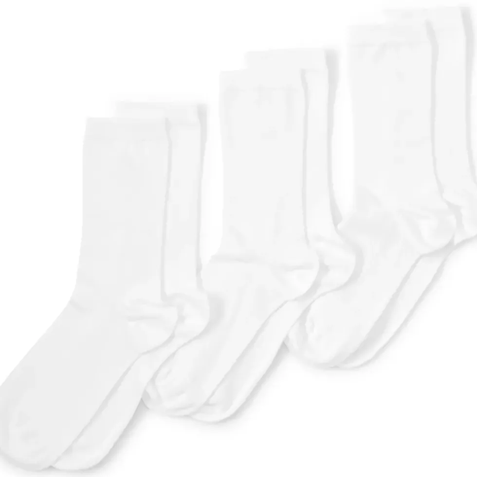 Women's 3-Pack Everyday Basic Crew Socks