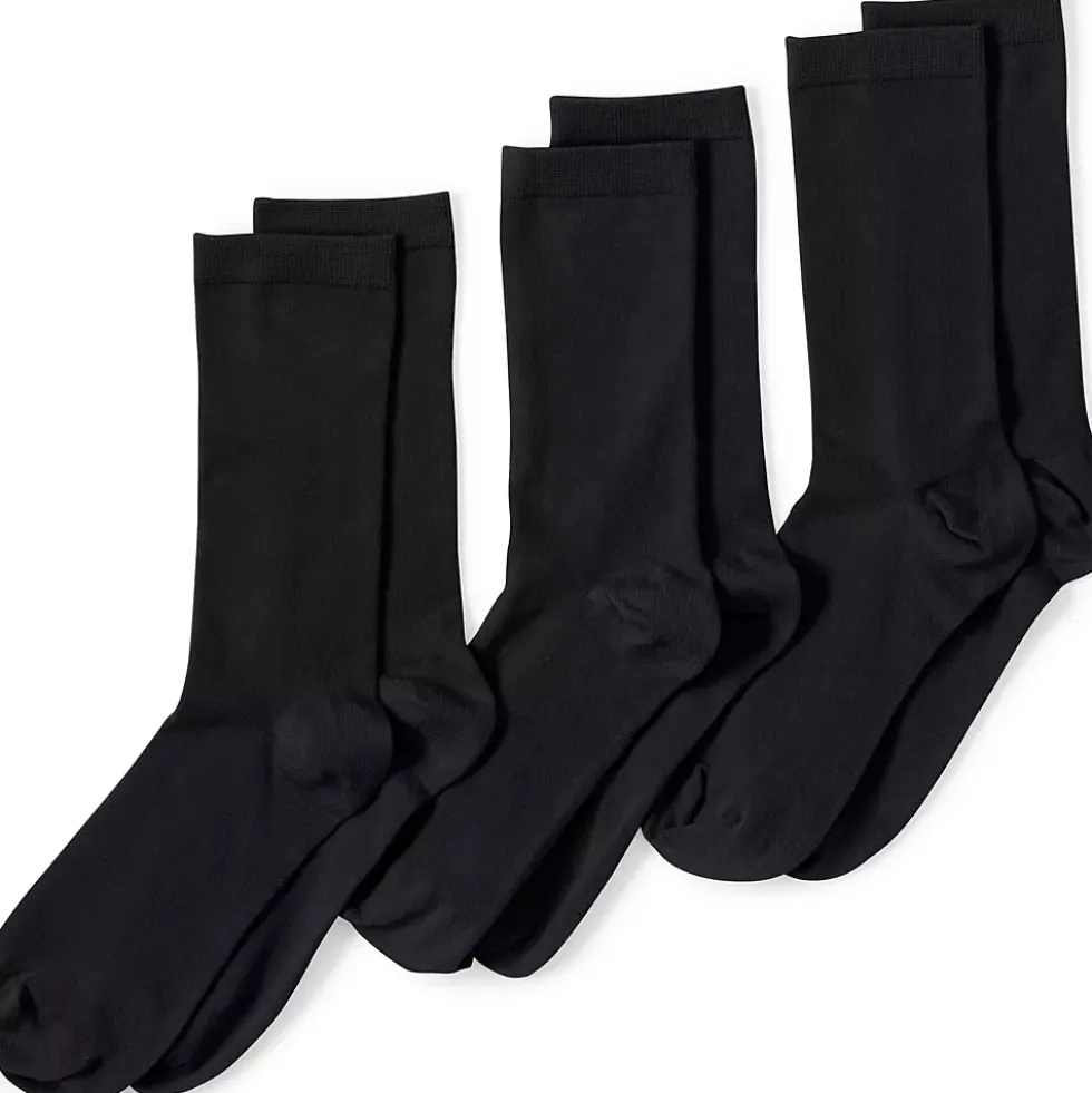 Women's 3-Pack Everyday Basic Crew Socks