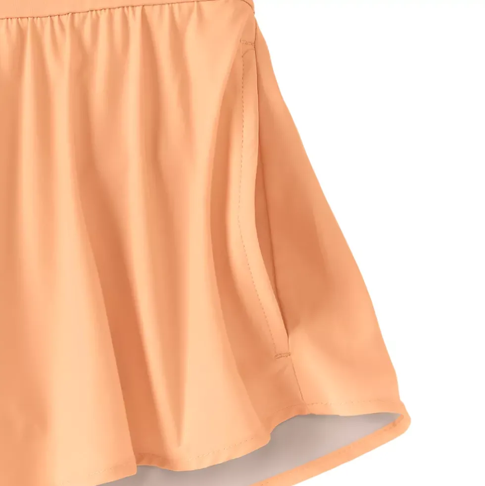 Women's 3" Pinchless Flutter Swim Short with Panty