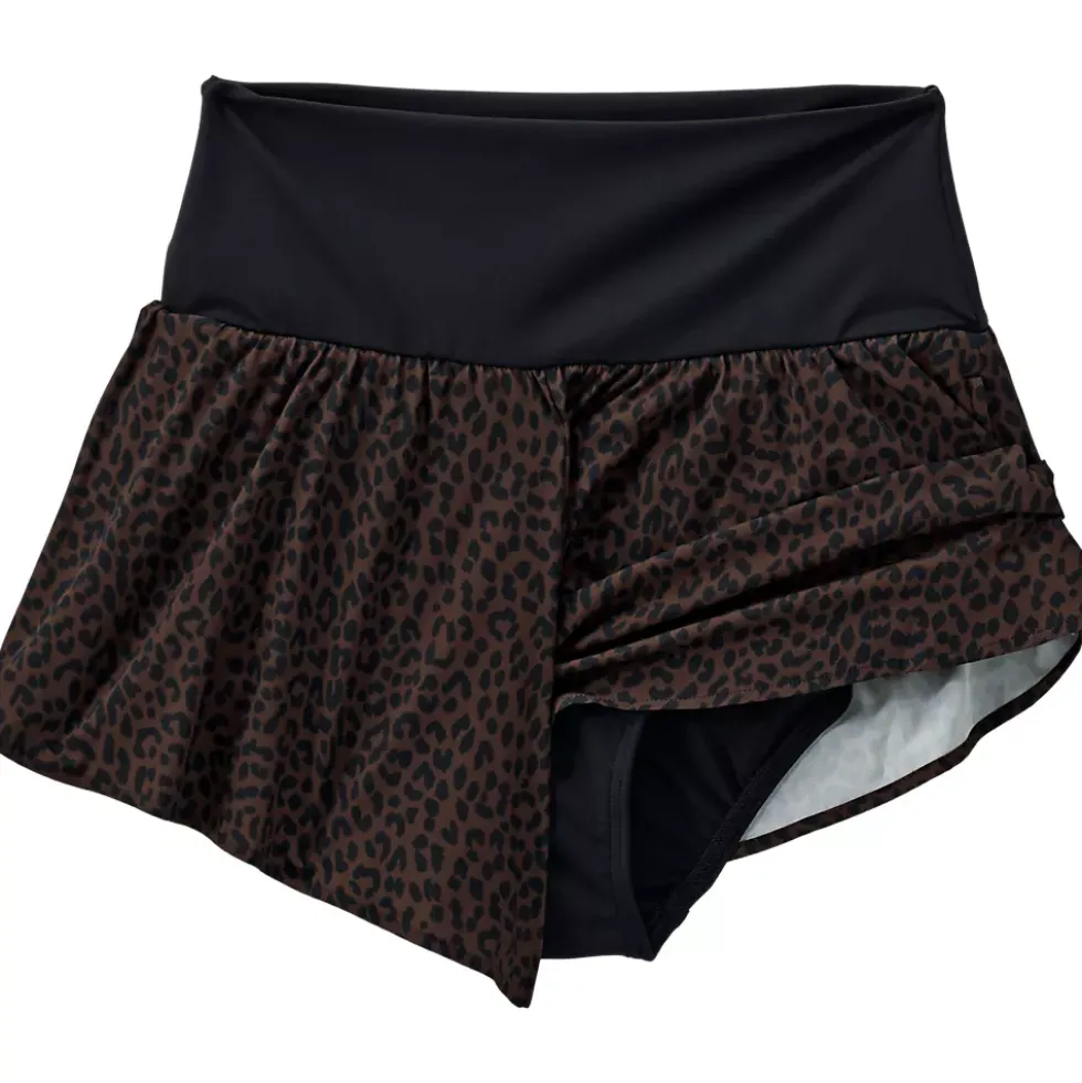 Women's 3" Pinchless Flutter Swim Short with Panty