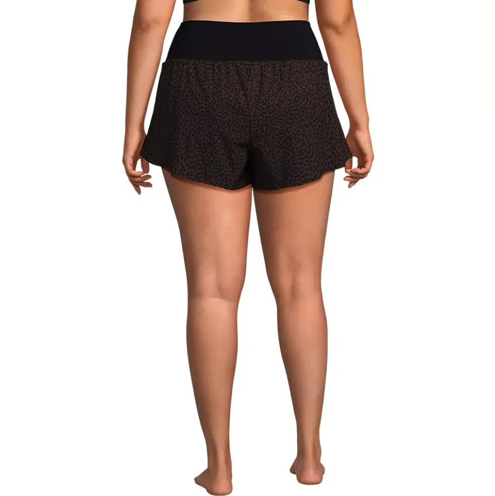 Women's 3" Pinchless Flutter Swim Short with Panty