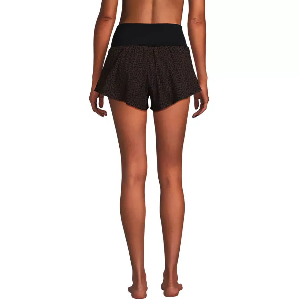 Women's 3" Pinchless Flutter Swim Short with Panty