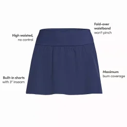Women's Pinchless Mini Swim Skort