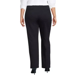 Women's Pintuck Straight Leg Ponte Pants