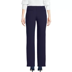 Women's Pintuck Straight Leg Ponte Pants
