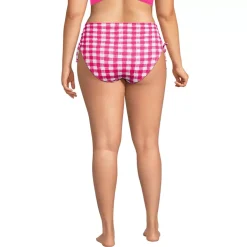 Women's Pique High Waisted Adjustable Bikini Bottoms