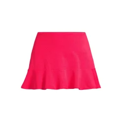 Women's Pique Ruffle Hem Mini Swim Skirt
