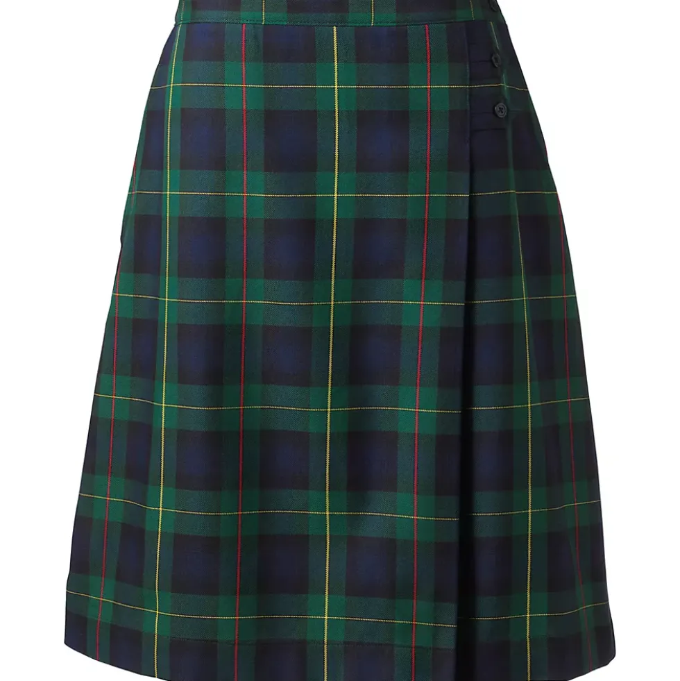 Women's Plaid A-line Skirt Below The Knee