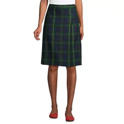 Women's Plaid A-line Skirt Below The Knee